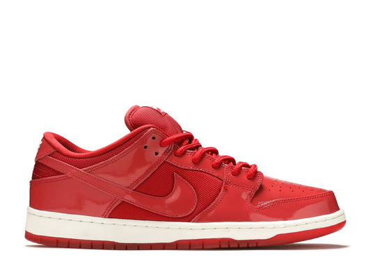 NIKE DUNK LOW PRO SB 'RED PATENT LEATHER' 304292-616